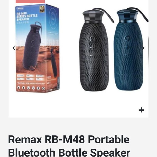 Bluetooth Bottle Speaker Remax RB-M48 used with charger