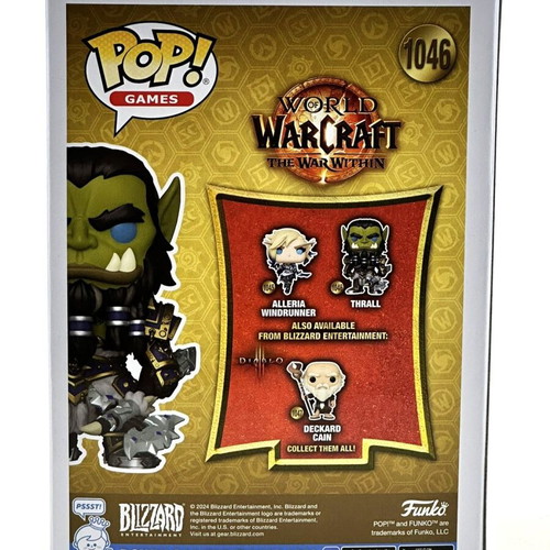 Funko Pop Games World of Warcraft The War Within Thrall 1046 new