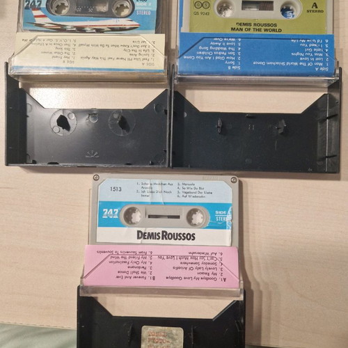 Demis Roussos 3 cassette tapes used, excellent condition