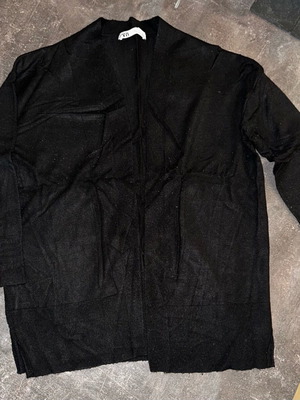 Ζακέτα Zara και μπλουζάκι σετ μεταχειρισμένα, μαύρα, μέγεθος S