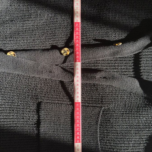 Men's knitted Zara cardigan XL black like new