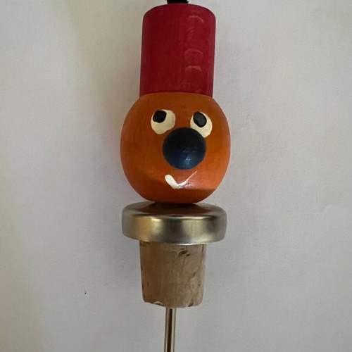 Vintage bottle stopper measuring used