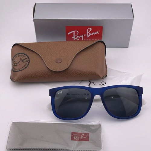 Ray-Ban Justin sunglasses, navy blue acetate frame, unisex