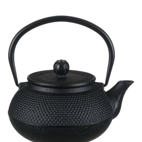 Cast Iron Black Teapot 600 ml New