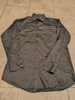 Men's shirt like new, gray blue color, size L