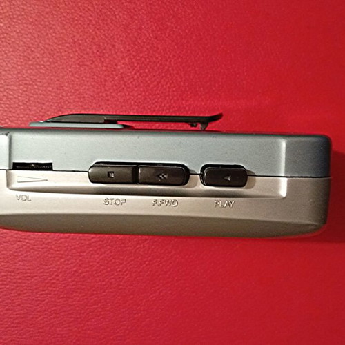 Am-Fm cassette player Curtis used