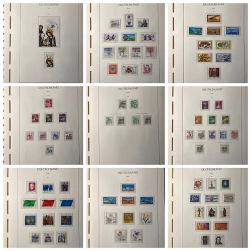 Lighthouse Album with 59 Presentation Sheets for German Stamps like new