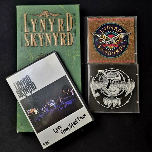 Lynyrd Skynyrd boxset used, CD and DVD collection