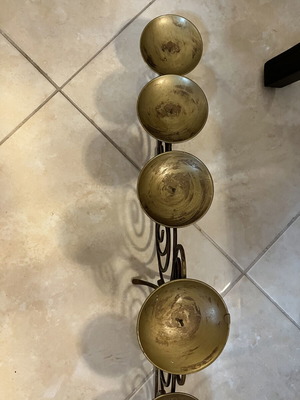Large candlestick holder, 85 cm length
