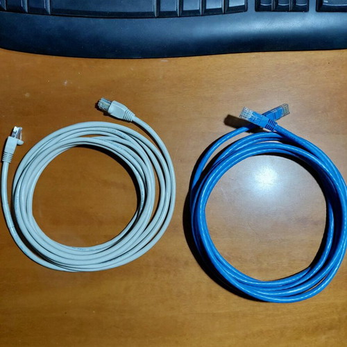Ethernet UTP cables like new Cat6 and Cat5 without foil shielding