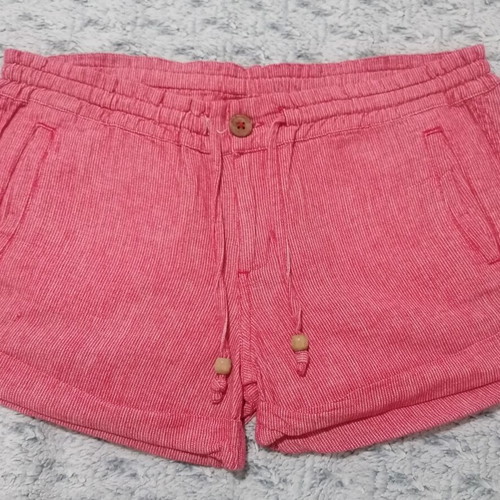 Calzedonia cotton shorts used, red, size M