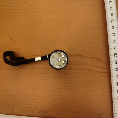Mini Keychain Flashlight new with battery and box