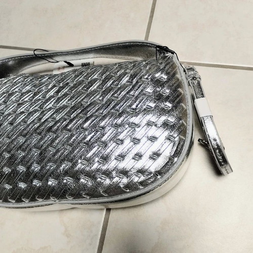 Zara silver small handbag crossbody bag new