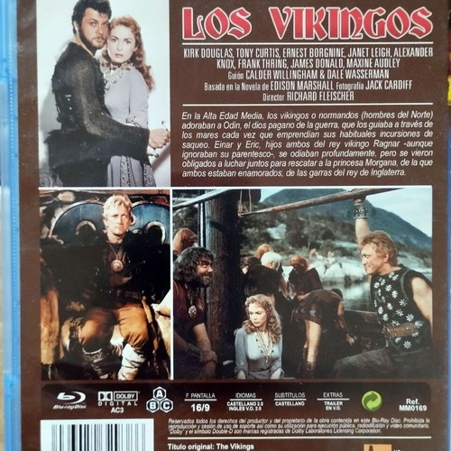 Los Vikingos Blu-ray like new with subtitles