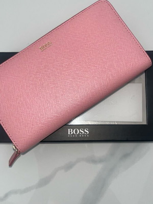 Πορτοφόλι BOSS by Hugo Boss καινούργιο, ροζ με κουτί και καρτελάκια