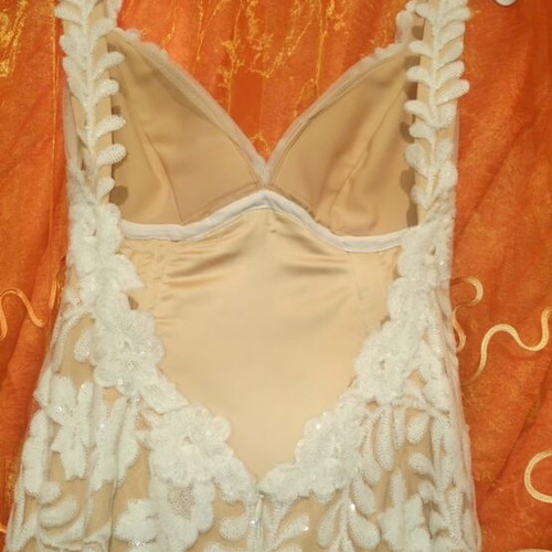 Gorgone wedding dress S-M like new, white