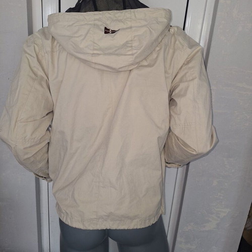 Jeremy Boy men's sports jacket size M like new, beige with detachable hood