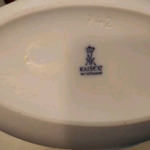 Kaiser vase signed by M. Frey, W. Germany, matte porcelain