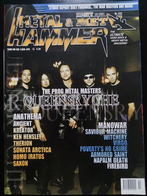 Metal Hammer & Heavy Metal magazine issue 202, October 2001