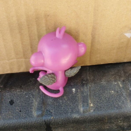 Hatchimals Colleggtibles pink monkey series 1 like new