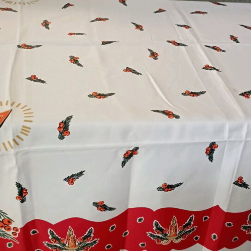 Festive tablecloth used 1.63x1.39 m