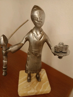 Metal sculpture from the Middle East like new, 19th century antique