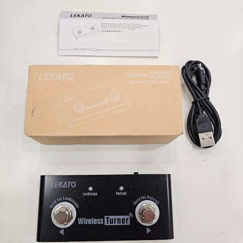 LEKATO Wireless Page Turner Pedal νέο, Bluetooth foot controller για μουσικούς