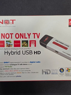 Not Only TV Hybrid USB HD LV5HD tuner used, complete set