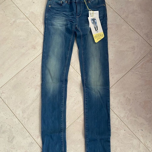 Stradivarius jeans new, blue washed skinny, size XXS