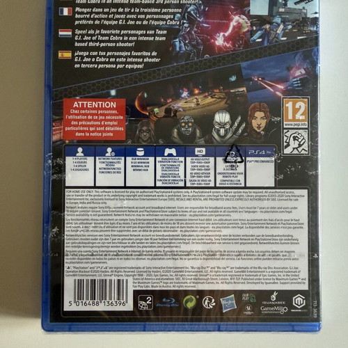 GIJOE Operation Blackout PS4 game new, sealed