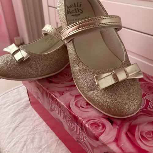 Lelli Kelly gold ballerina shoes size 31 for girls