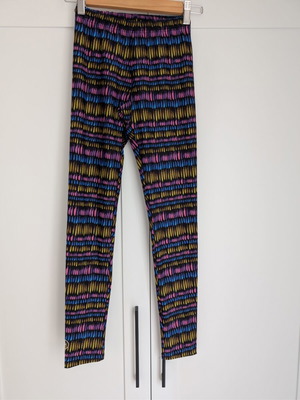 PCP sports leggings used, size S-M, multicolor