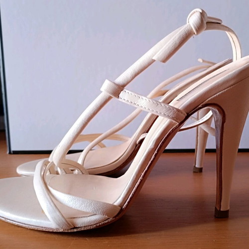 Calvin Klein sandals like new, beige, size 38