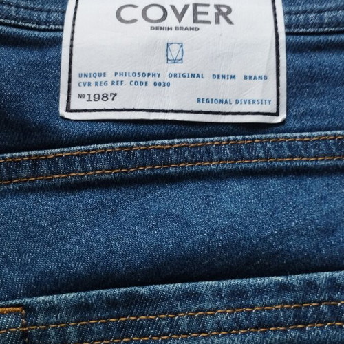Cover Jeans jean bermuda shorts W31 like new, blue