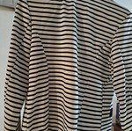Women's jacket size L like new, black and white