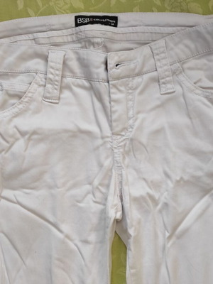 Bsb γυναικείο καλοκαιρινό παντελόνι M μεταχειρισμένο, άσπρο