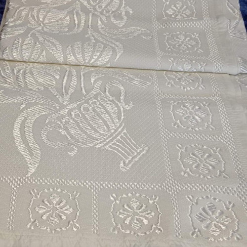 Floss blanket cover with edging unused, 2.10x2.30 m