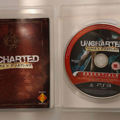 Uncharted Drake's Fortune PlayStation 3 game like new
