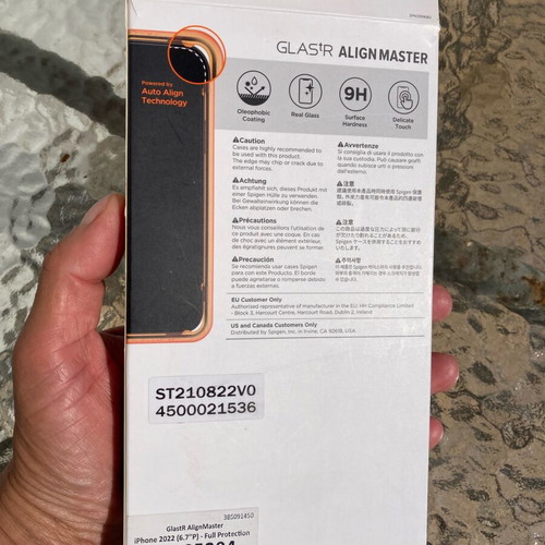 iPhone 14 Pro Max Spigen Full Face Tempered Glass new