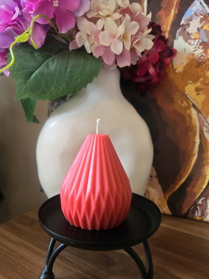 Geometric Figure Candle custom made from soy wax