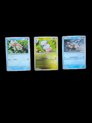 Pokémon Goldeen, Flaaffy, Relicanth trading cards