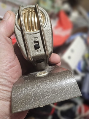 Philips EL6011 динамичен микрофон с поставка, употребяван, винтидж от 1950-те