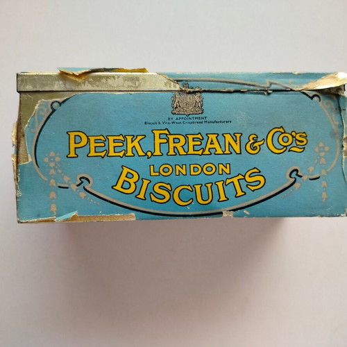 Peek Frean's Biscuits Vintage Metal Biscuit Tin Used