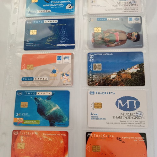Phone card collection used, 109 vintage 90s-00s, OTE and others