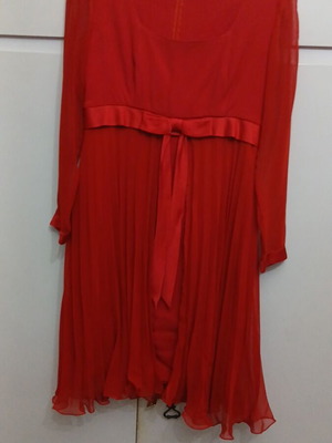 Φουστάνι αμπιγέ Makis Tselios Fashion κόκκινο σαν καινούργιο μέγεθος M