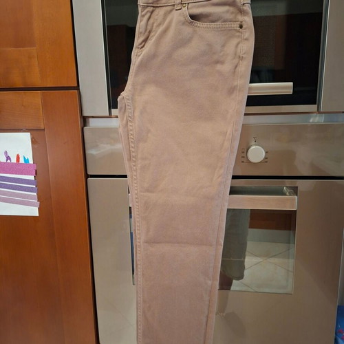 Uterque beige jeans size 38, 100% cotton