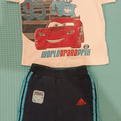 Adidas Cars McQueen toddler set 1.5-2 years