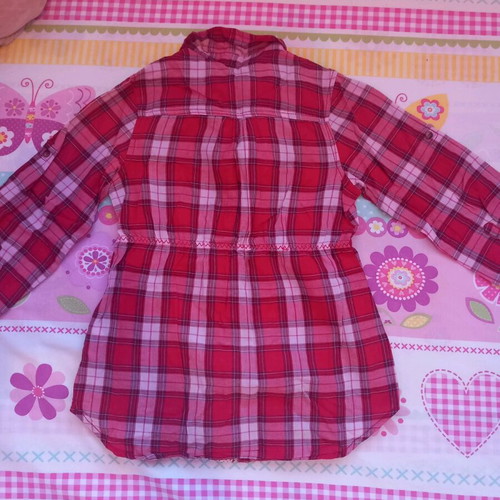 H&M shirt 110 cm like new, thin, white and red