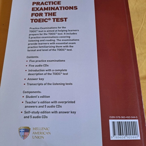 Toeic Test Self Study Edition new and unused
