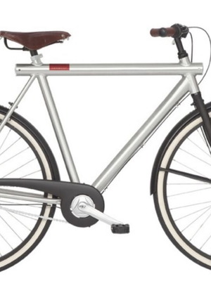 Ποδήλατο VanMoof No3 πόλης, 3 ταχύτητες Shimano, ασημί